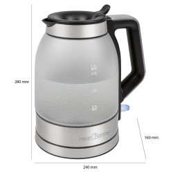 ProfiCook Glass kettle 1.7l PC-WKS 1215