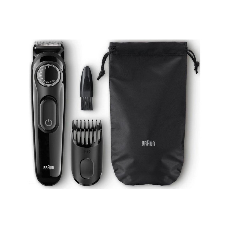 BRAUN Tondeuse à barbe BT3000 (Noir)
