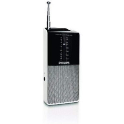 PHILIPS Radio AE1530/00 Noir/Argenté