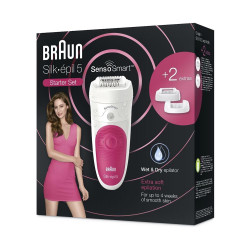 BRAUN Épilateur Silk-épil 5 SensoSmart épilateur avec 3 accessoires