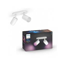 Philips Hue - Ampoules connectées Fugato à 2 Spots - Blanc et Ambiance Couleur - 915005761301