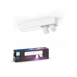 Philips Hue - Plafonnier Centris à 2 Spots Blanc & Ambiance Coloré - 915005928301