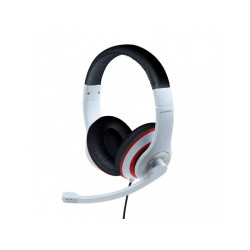 Gembird Casque audio avec micro - Blanc - MHS-03-WTRDBK