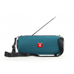 GMB Audio haut-parleur Bluetooth portable avec radio FM vert - SPK-BT-17-G