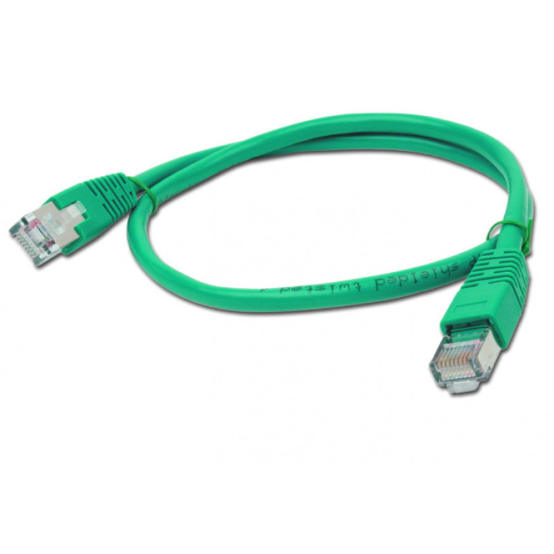 CableXpert 2 m - Cat5e - F/UTP (FTP) - RJ-45 - RJ-45 - Vert PP22-2M/G CableXpert 2 m - Cat5e - F/UTP (FTP) - RJ-45 - RJ-45 - Vert PP22-2M/G