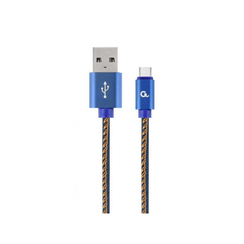 CableXpert 1m USB A - USB C - USB 2.0 480 Mbit/s Blau CC-USB2J-AMCM-1M-BL