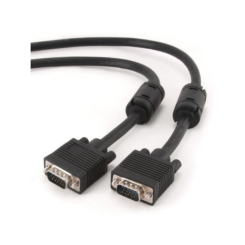 CableXpert 10 m - VGA (D-Sub) - VGA (D-Sub) - Noir - Mâle/Mâle CC-PPVGA-10M-B