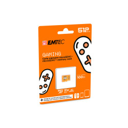 Emtec memory card microSDXC 512GB UHS-I U3 V30 Orange