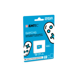 Emtec memory card microSDXC 256GB UHS-I U3 V30 Gaming Blue