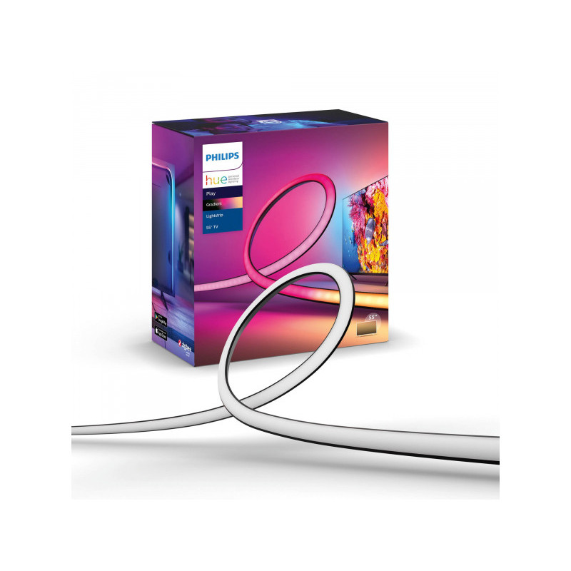 Philips Hue - Bande Lumineuse Gradient pour TV 55 pouces EU Philips Hue - Bande Lumineuse Gradient pour TV 55 pouces EU