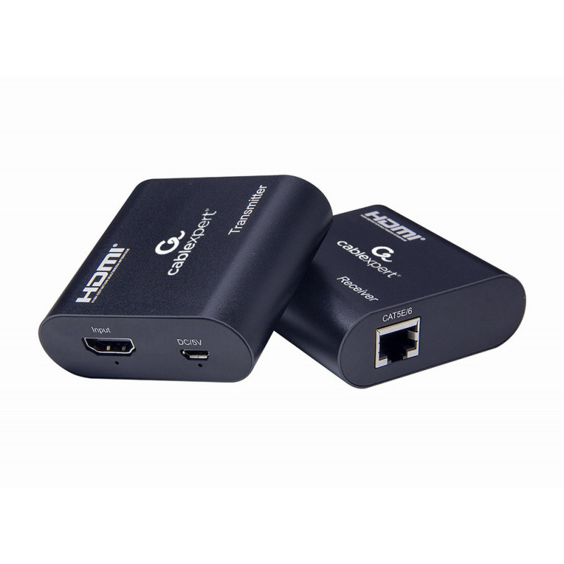 CableXpert Actieve HDMI verlenger set max 60 meter over CAT6 DEX-HDMI- CableXpert Actieve HDMI verlenger set max 60 meter over CAT6 DEX-HDMI-