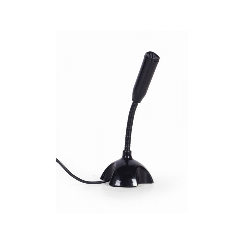 Gembird Microphone de bureau USB. Noir - MIC-DU-02 Gembird Microphone de bureau USB. Noir - MIC-DU-02