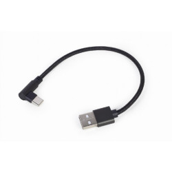 CableXpert Angled USB Type-C charging & data cable 0.2 m - CC-USB2-AMCML-0.2M