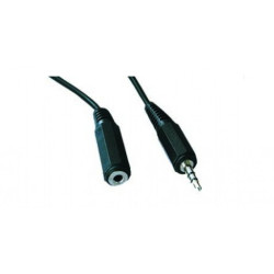 Gembird 3.5mm - 3.5mm - Femelle - 2 m - Noir CCA-423-2M