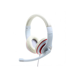Gembird Casque audio avec micro - Blanc - MHS-03-WTRD