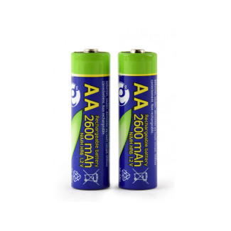 EnerGenie Piles Ni-MH rechargeables AA. 2600mAh. 2pcs sous blister - EG-BA-AA26-01