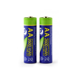 EnerGenie Piles Ni-MH rechargeables AA. 2600mAh. 2pcs sous blister - EG-BA-AA26-01