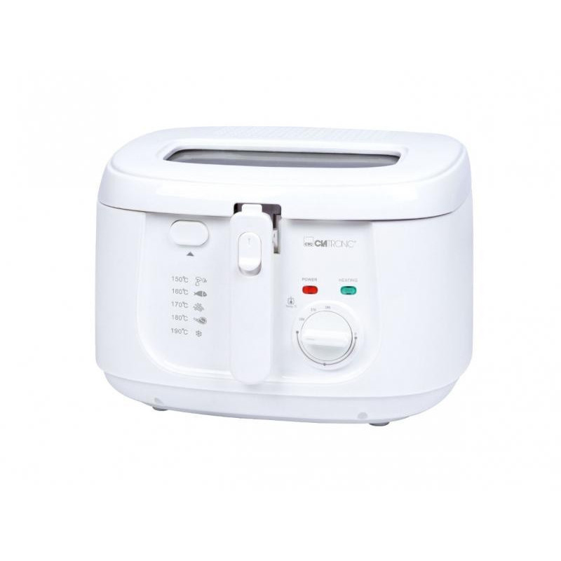 Clatronic Friteuse 1800W FR 3771 (Blanc)