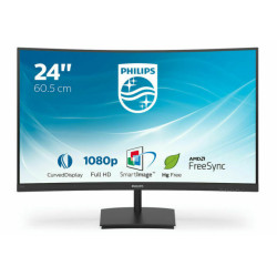 Philips Écran LCD incurvé Full HD 241E1SC - 60 cm (24) - 1920 x 1080