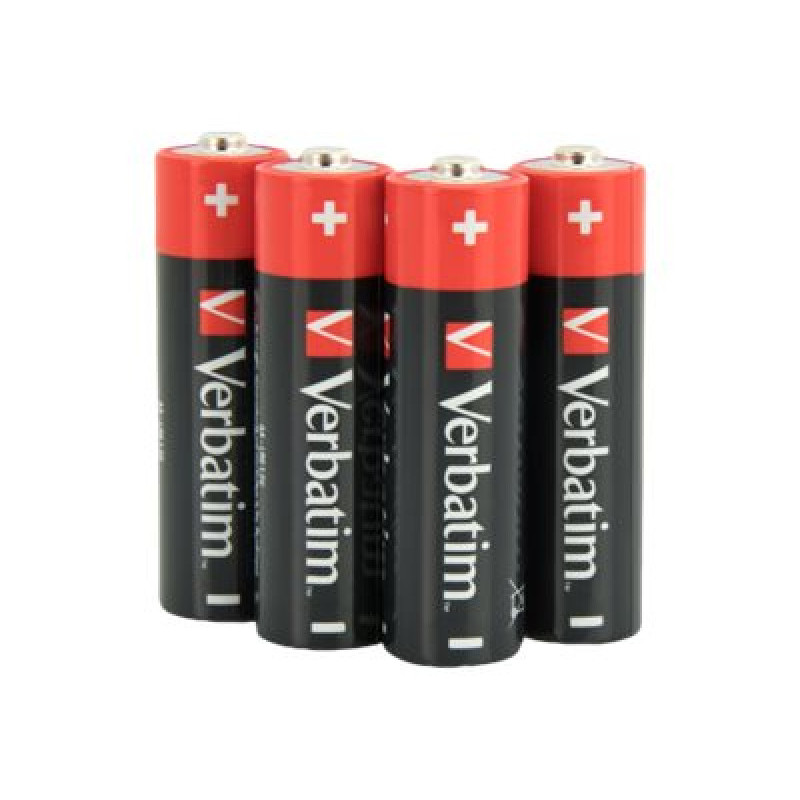 Verbatim Paquet de 10 piles Alkaline. Mignon. AA. LR06. 1.5V - Premium