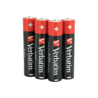 Verbatim Pack de 4 piles Alkaline. Micro. AAA. LR03. 1.5V - Premium