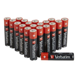 Verbatim Pack dew 24 piles Alkaline. Mignon. AA. LR06. 1.5V - Premium. Box