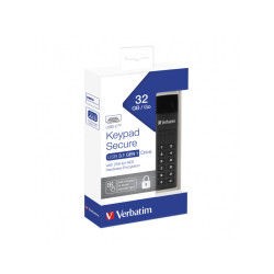 Verbatim USB 3.1 Stick 32GB. Typ C. Secure. Keypad - Retail