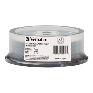 Verbatim M-DISC BD-R XL 100GB/1-4x Cakebox (25 Disc) - Archivmedium
