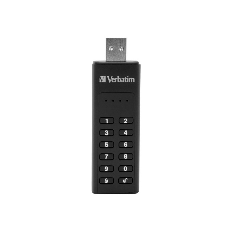 Verbatim USB 3.0 Stick 128GB. Secure. Keypad - Retail Verbatim USB 3.0 Stick 128GB. Secure. Keypad - Retail