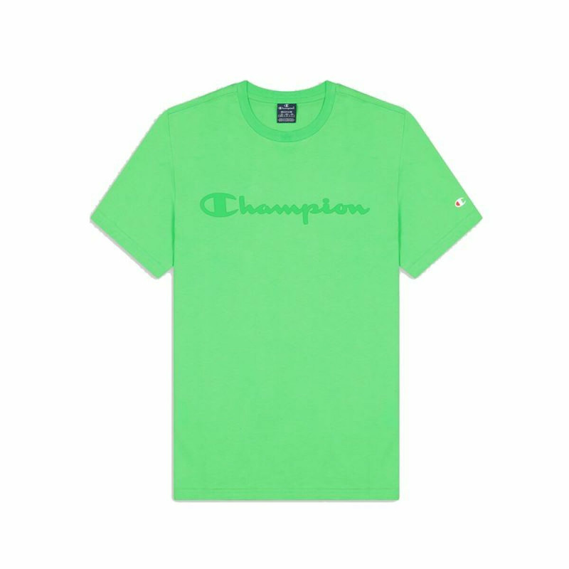 Camiseta de Manga Corta Hombre Champion Crewneck Verde