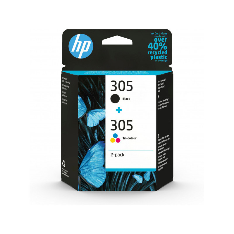HP Tinten Kombipack 6ZD17AE Black/Color - NR.305/3YM61AE. 6ZD17AE HP Tinten Kombipack 6ZD17AE Black/Color - NR.305/3YM61AE. 6ZD17AE