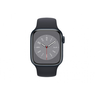 Apple Watch Series 8 GPS 41mm Midnight Aluminium Case Sport Band MNP53FD/A