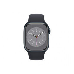 Apple Watch Series 8 GPS 41mm Midnight Aluminium Case Sport Band MNP53FD/A