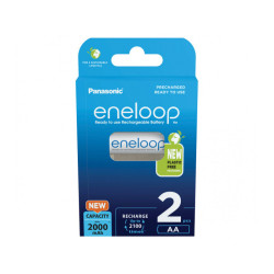 Batterie Panasonic NiMH. Mignon. AA. HR06. blister 1.2 V/2000 mAh (2 piles )