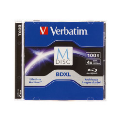 Verbatim M-DISC BD-R XL 100GB/1-4x Jewelcase (1 Disc) - Archivmedium