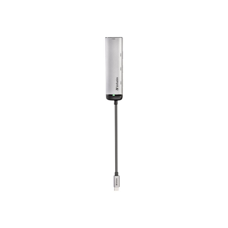 Verbatim Hub. USB 3.1-C. Multiport . USB 3.2 Gen.1. Kabel 15cm. Blister