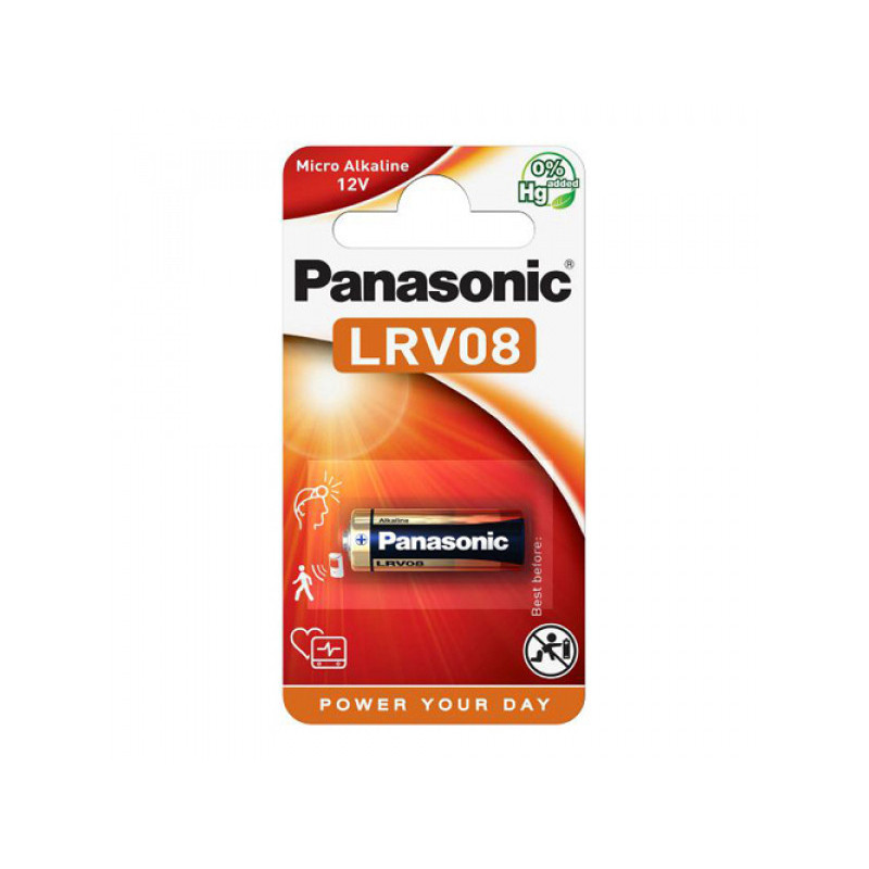 Panasonic Alkaline Battery LRV08 12V (LRV08L/1BE)