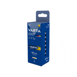 Varta Pack de 40 piles Alkaline. Mignon. AA. LR06. 1.5V Longlife Power