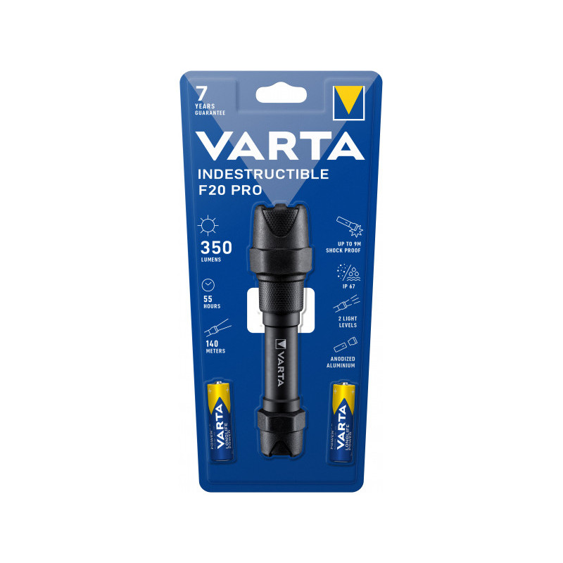 Varta LED Taschenlampe Indestructible. F20Pro inkl. 2x Batterie Alkaline AA Varta LED Taschenlampe Indestructible. F20Pro inkl. 2x Batterie Alkaline AA