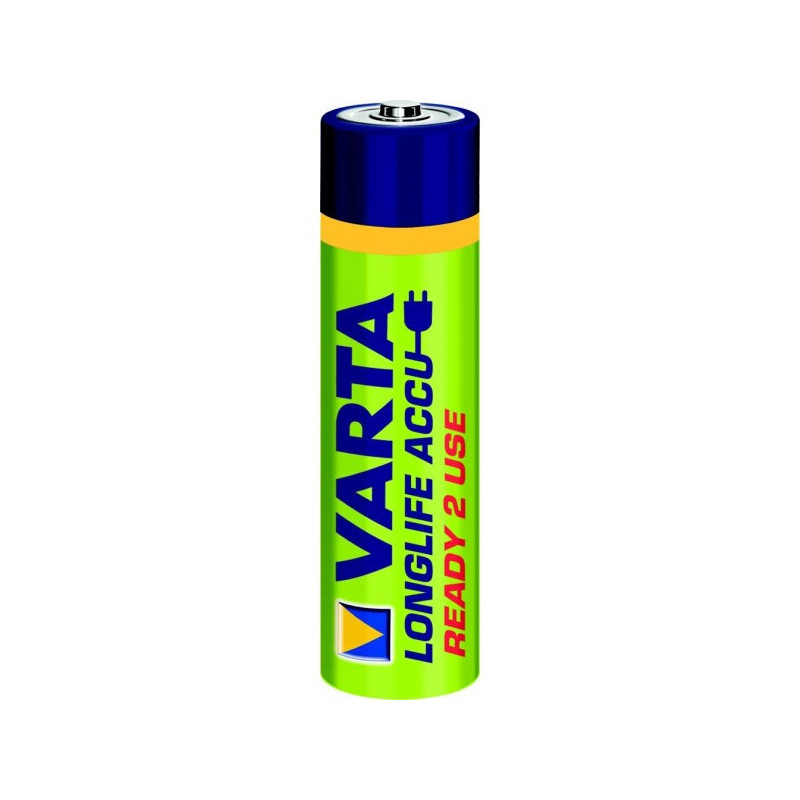 Varta Akku Micro. AAA. HR03. 1.2V/800mAh - Boîte de vente au détail Accu Power  (Pack de 10)