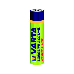 Varta Akku Micro. AAA. HR03. 1.2V/800mAh - Boîte de vente au détail Accu Power  (Pack de 10)