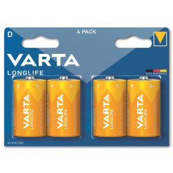 Varta Paquet de 2 piles  Alkaline. Mono. D. LR20. 1.5V - Longlife. Blister