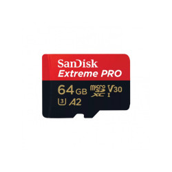 SanDisk MicroSDXC Extreme Pro 64GB - SDSQXCU-064G-GN6MA