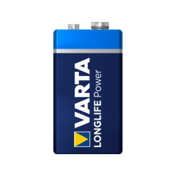 Varta Battery Alkaline. E-Block. 6LR61. 9V Longlife Power. Blister (2-Pack)
