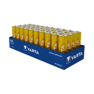 Varta Pack de 40 piles Alkaline. Mignon. AA. LR06. 1.5V - Longlife. Tray