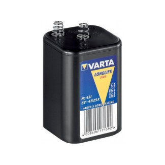 Varta Battery Zink-Kohle. 431. 6V. 8.500mAh. Shrinkwrap (1-Pack)