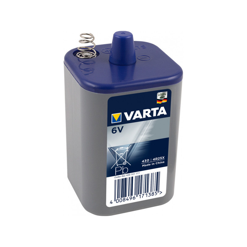 Varta Battery Zink-Kohle. 430. 6V - Longlife. Shrinkwrap (1-Pack) Varta Battery Zink-Kohle. 430. 6V - Longlife. Shrinkwrap (1-Pack)