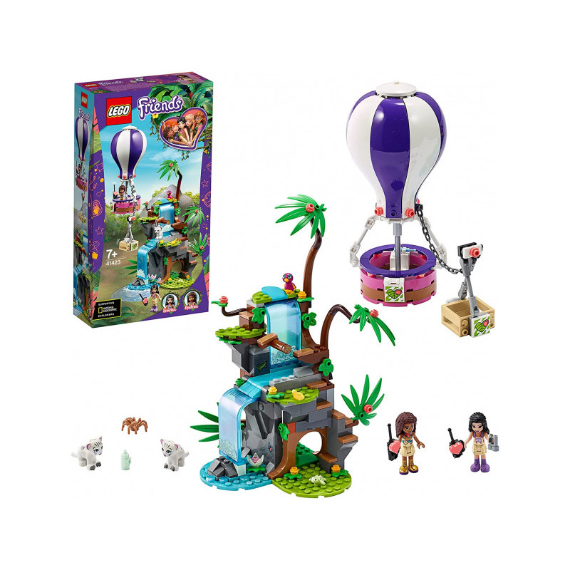 LEGO Friends - Le sauvetage des tigres en montgolfière (41423)
