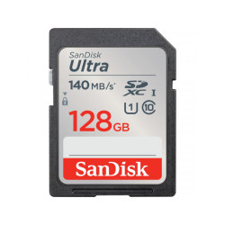 SanDisk Ultra 128 GB SDXC 140MB/s Extended Capacity SD SDSDUNB-128G-GN6IN