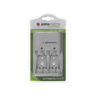 AGFAPHOTO universal battery charger without batteries for AA/AAA/9V
